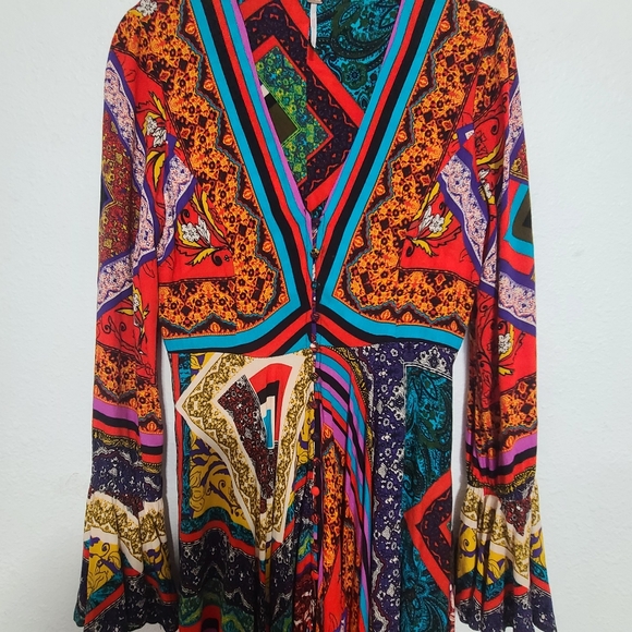 Free people maxi dress gypsies boho witchy Y2k - Picture 12 of 15